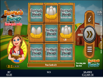 Ajuda - Casino - Farmyard Frenzy Instant Win