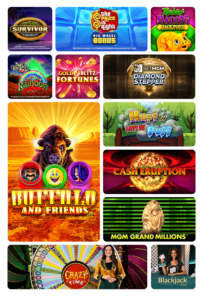 Casino games banner