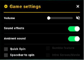 game settings